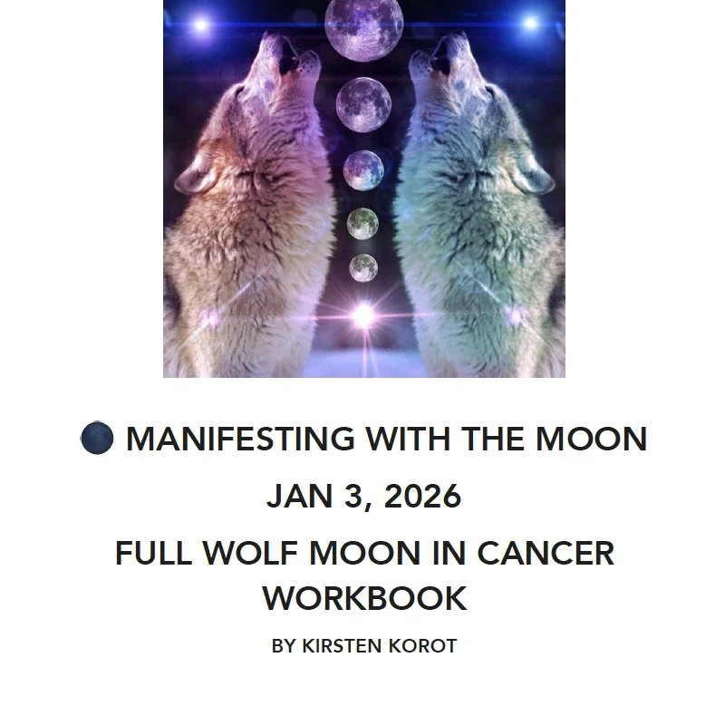 Happy Full Wolf Moon. My latest Full Wolf Moon in Cancer Workbook is available now for download in pdf form. 

Follow links in my bio and in my store 

Includes astrological and Moonology insights, Rising Sign/Sun Sign Moonscopes with tailored journa