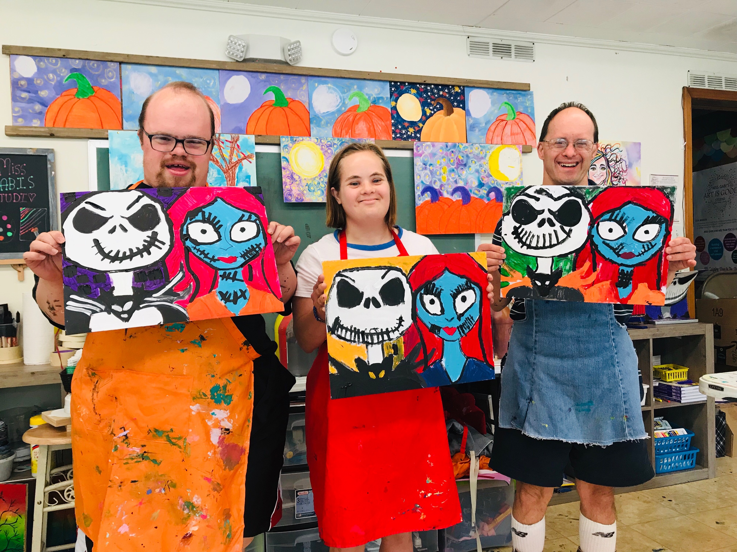My Clelian Crew getting into the Halloween Spirit!