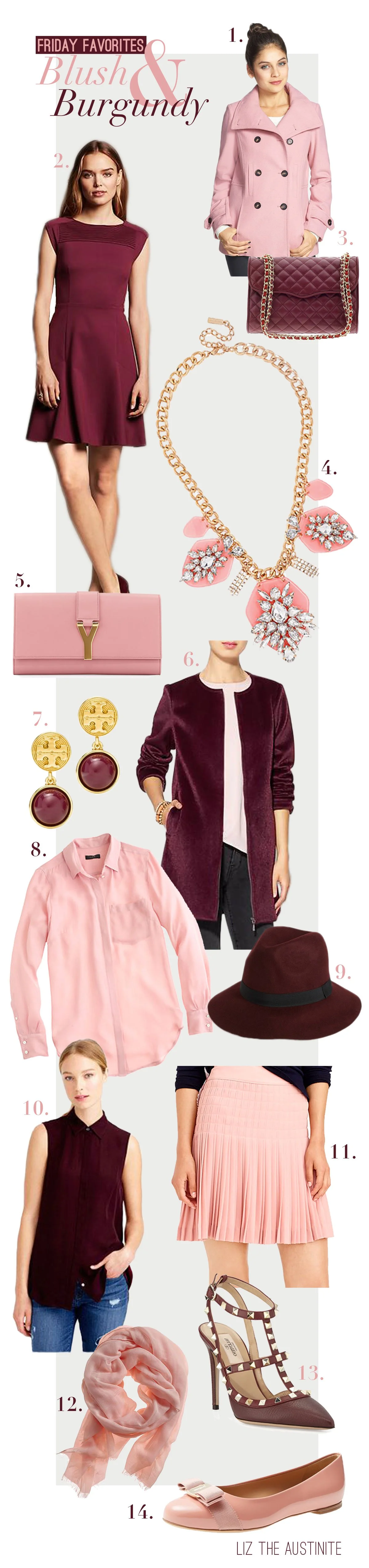 Burgundy + Blush
