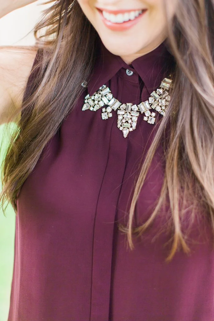 A Statement in Burgundy