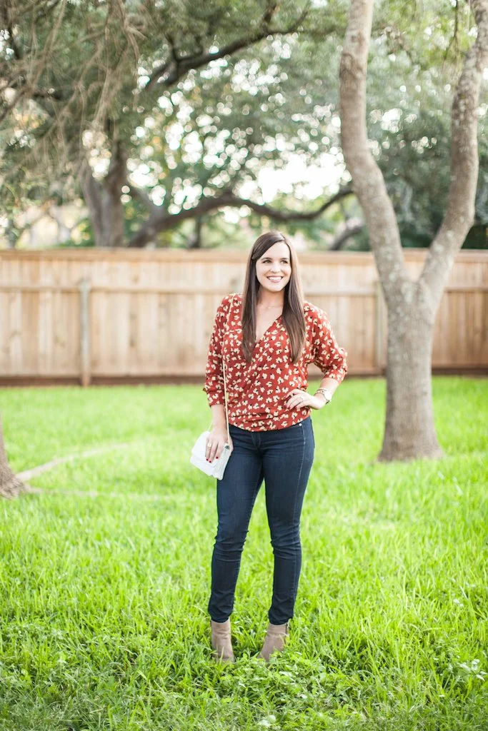 The Faux Wrap Blouse