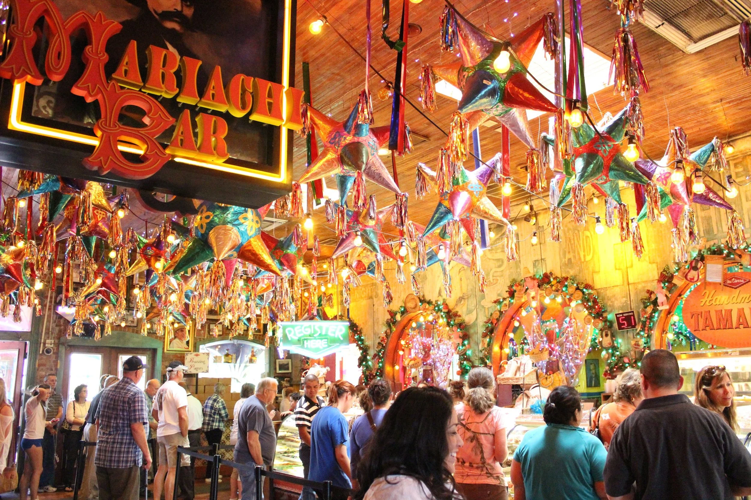 Mariachis, Mi Tierra, and Market Square