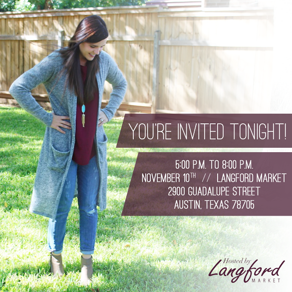 Shop & Sip Tonight at Langford Market