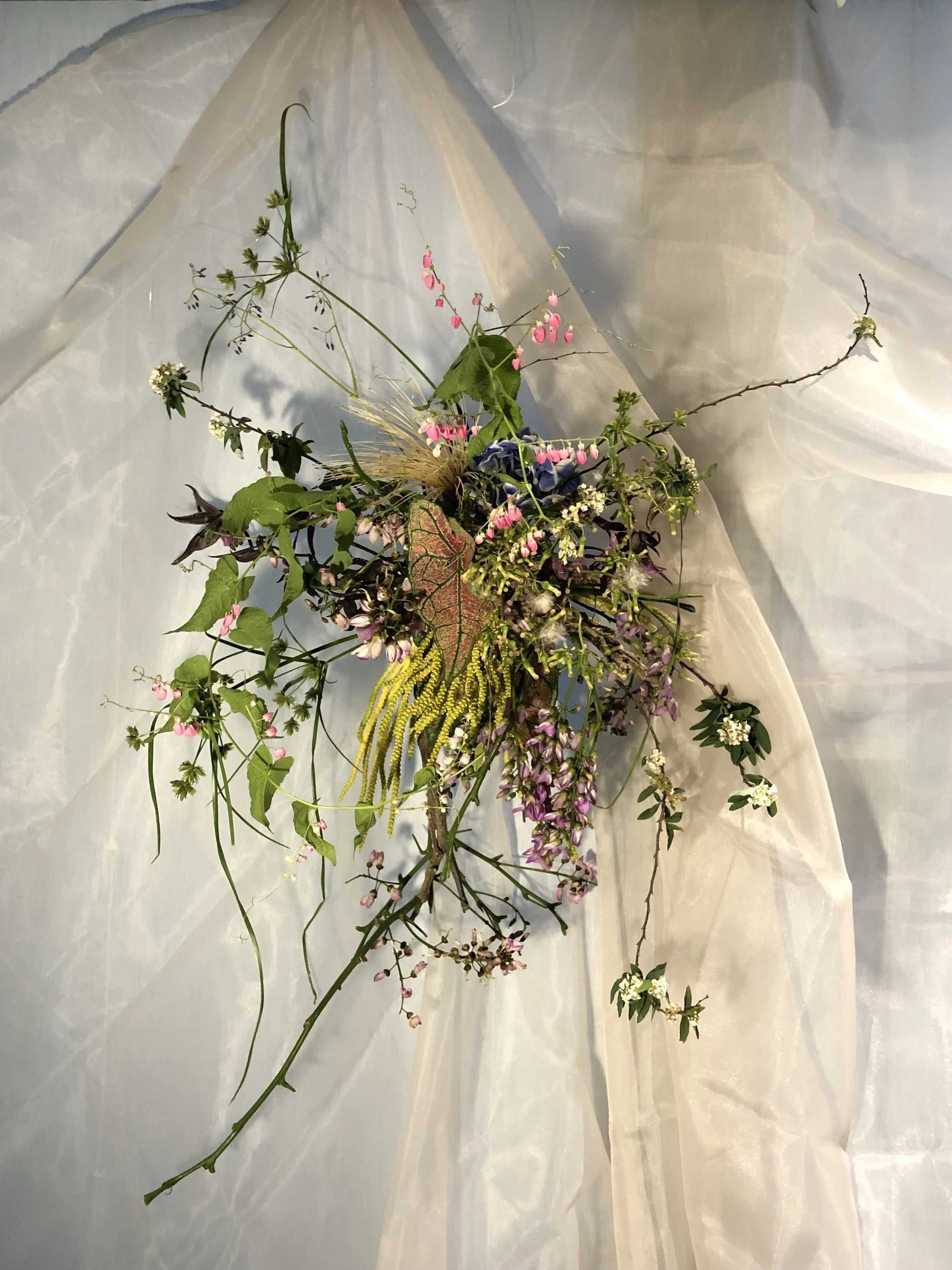  Hanging installation with Opmflorist, Taipei 2019 