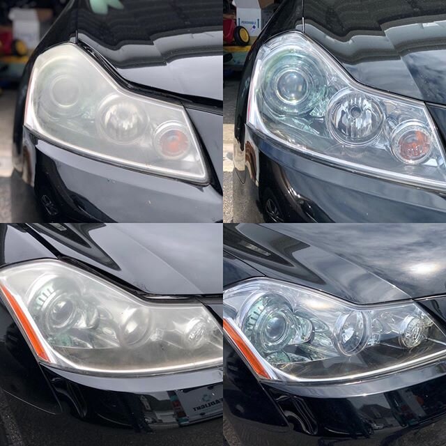 07 infinity M45 came out beautiful! Don&rsquo;t forget our $25 off spring clean special is still going on until may 31st!

#headlightrestoration #headlightdoctormd #infinitim45 #infiniti #annapolis #annapolismd #uppermarlboro #bowie #bowiemd