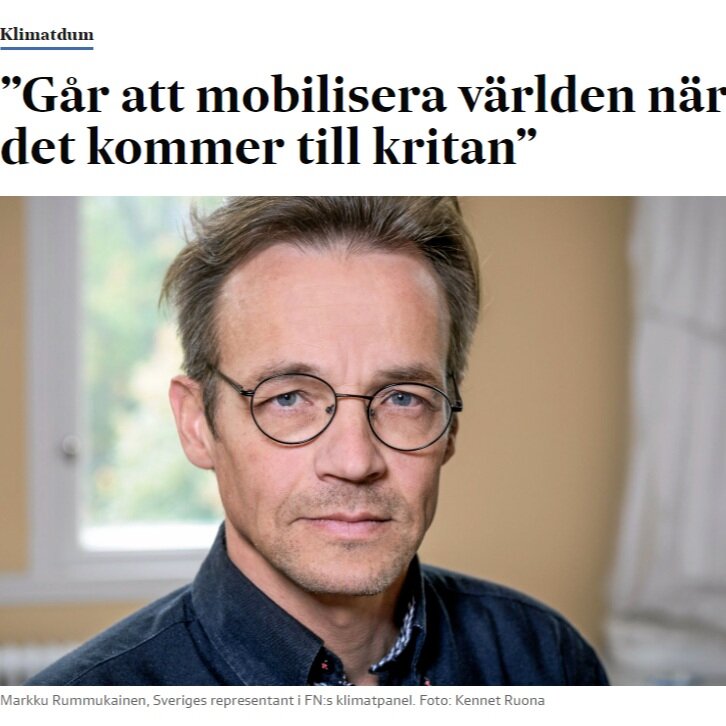 Reportage i Svenska Dagbladet