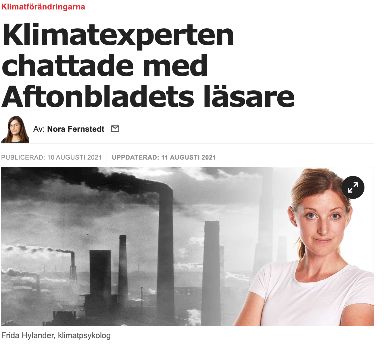 Chatt med Aftonbladets läsare