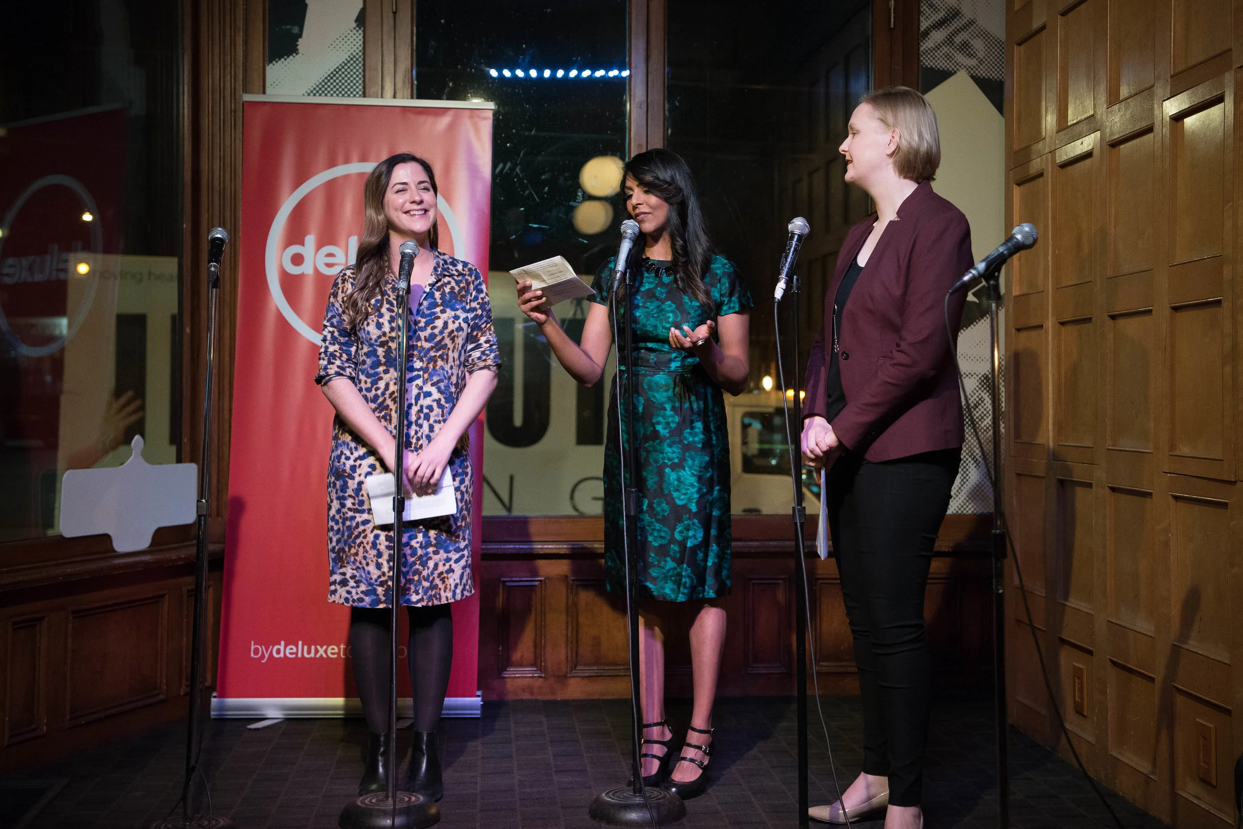 Founding members Lauren Mackinlay, Farah Merani and Ciara Murphy. (l-r) 