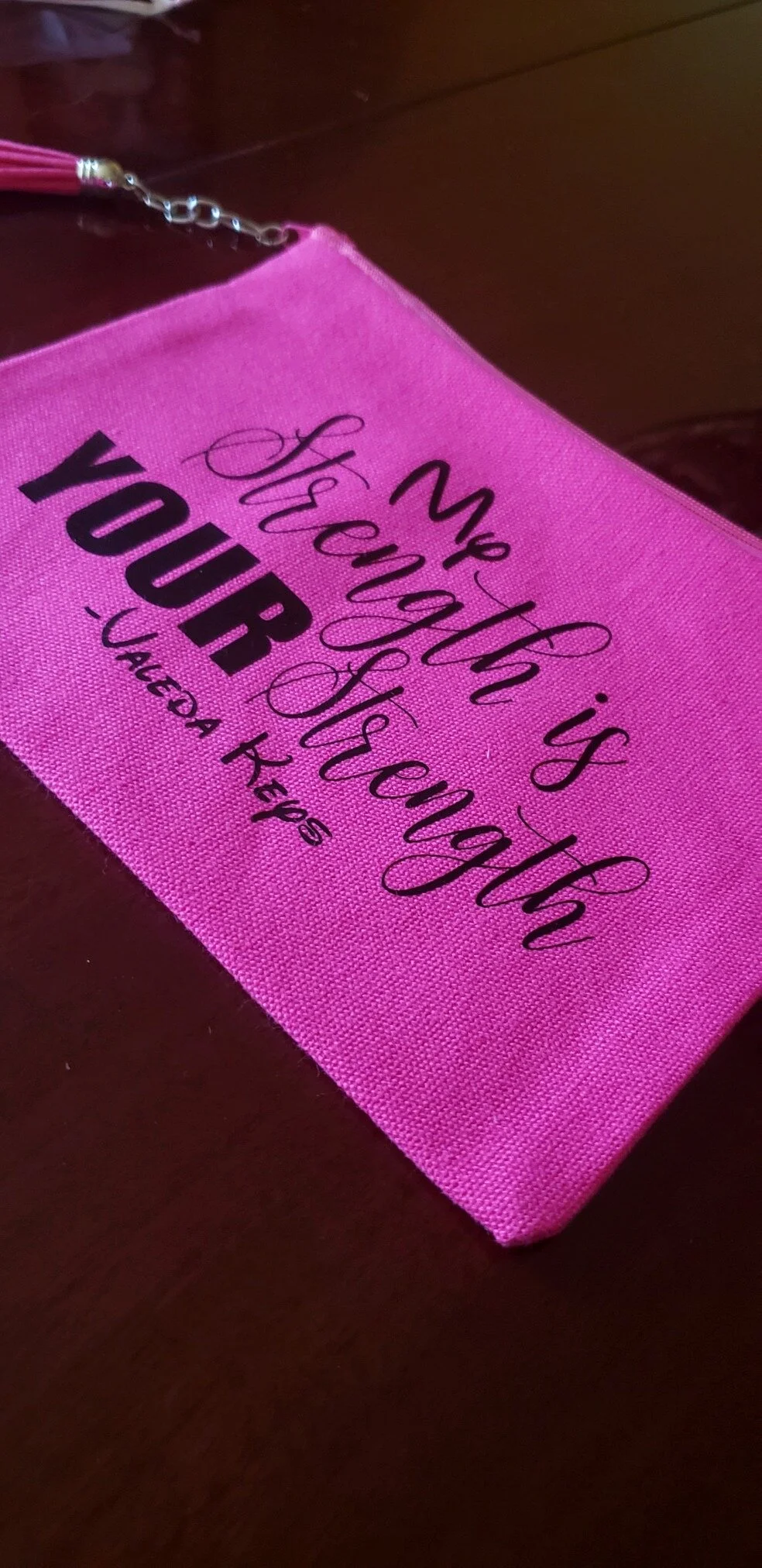 My Strength is Your Strength - Cosmetic Bag