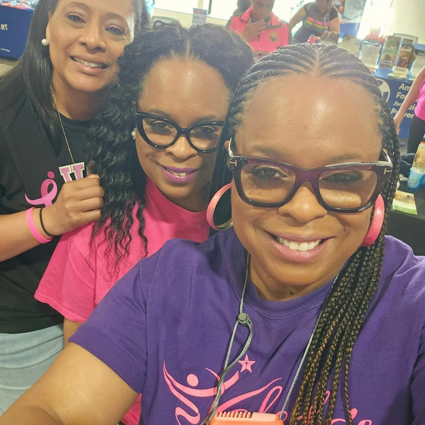 If you missed @spiritchurchstl Community Health Fair you missed a treat. Of course, a breast surgeon gave us what we needed for breast cancer awareness. Thank you @drjovita_o.md for your time and expertise.  Valeda's Hope will continue to win lives w