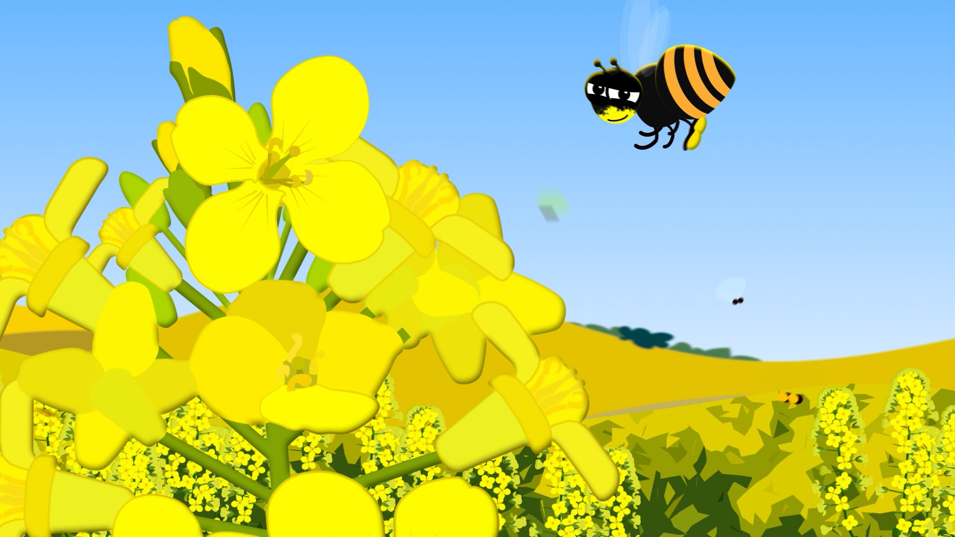 Art for Alberta Canola animation project