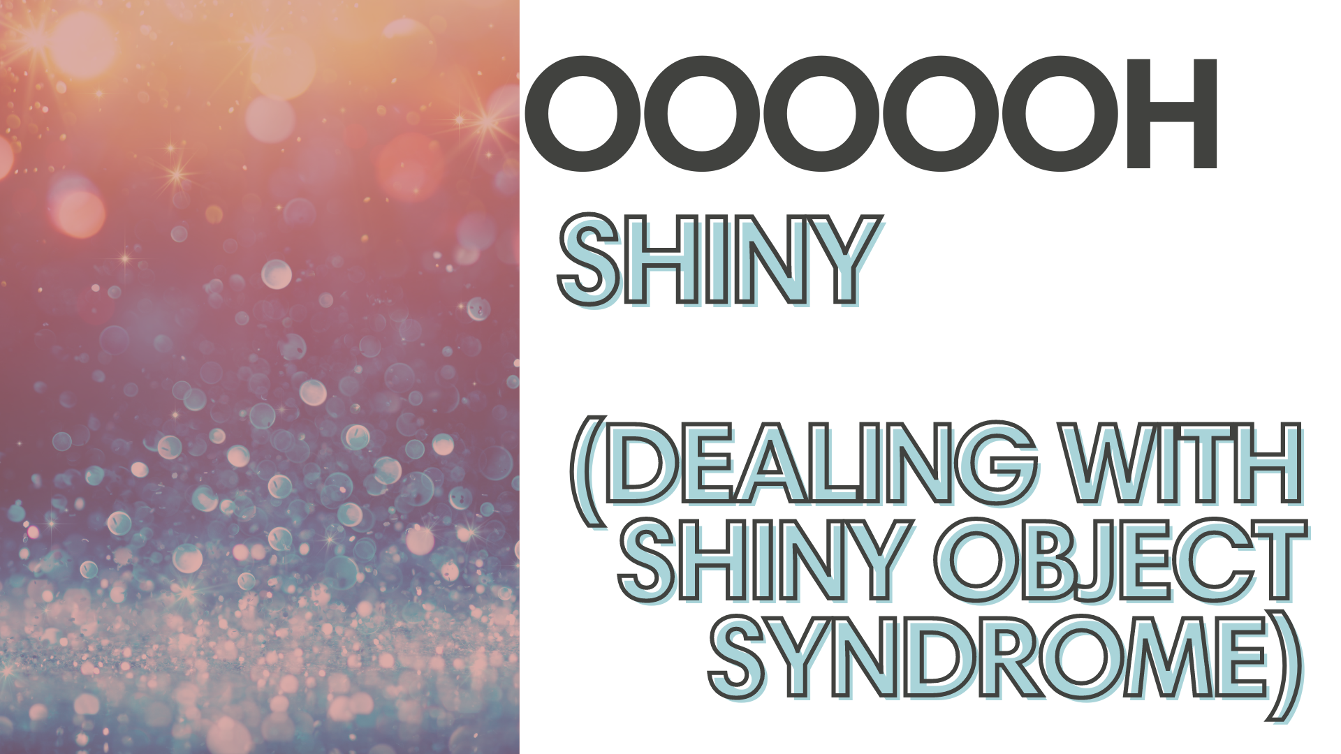 Avoiding Shiny Object Syndrome in Social Media Planning