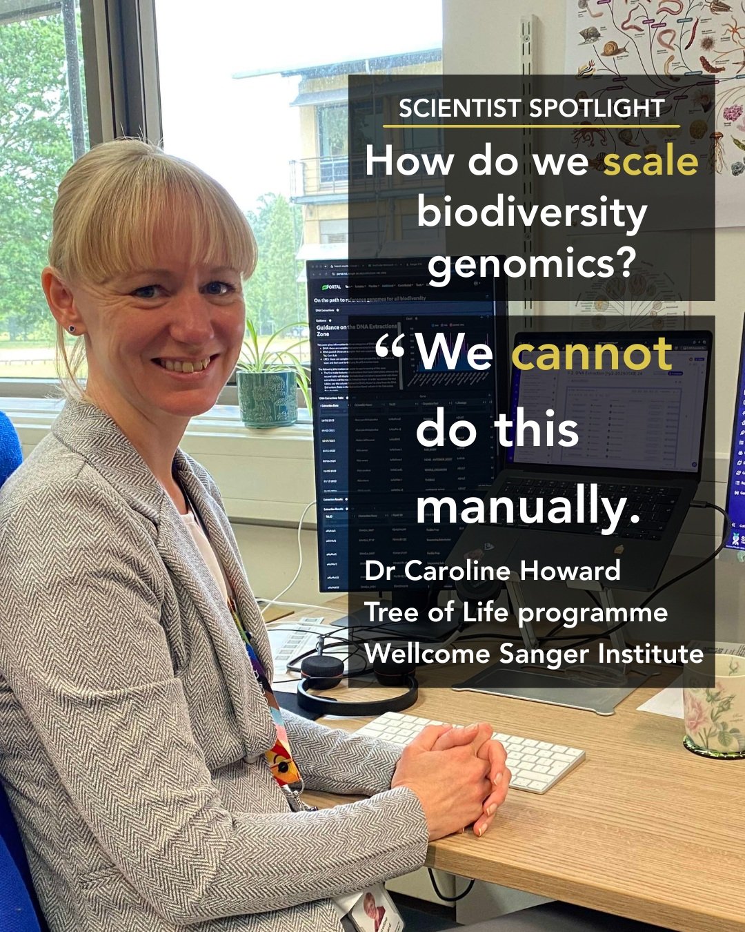🧬 How do we scale biodiversity genomics?

Generating thousands of high-quality reference genomes requires more than new sequencing technologies&mdash;it requires rethinking how science is done.

In the latest issue of EBP Life, Dr Caroline Howard sh