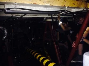 Class of 2015 in the Engine Room of Privateer