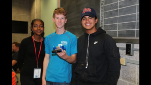 3D printed model of vessel designed by Shania, Steve, and I