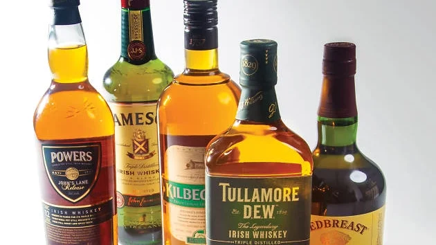 Different types of whiskey
