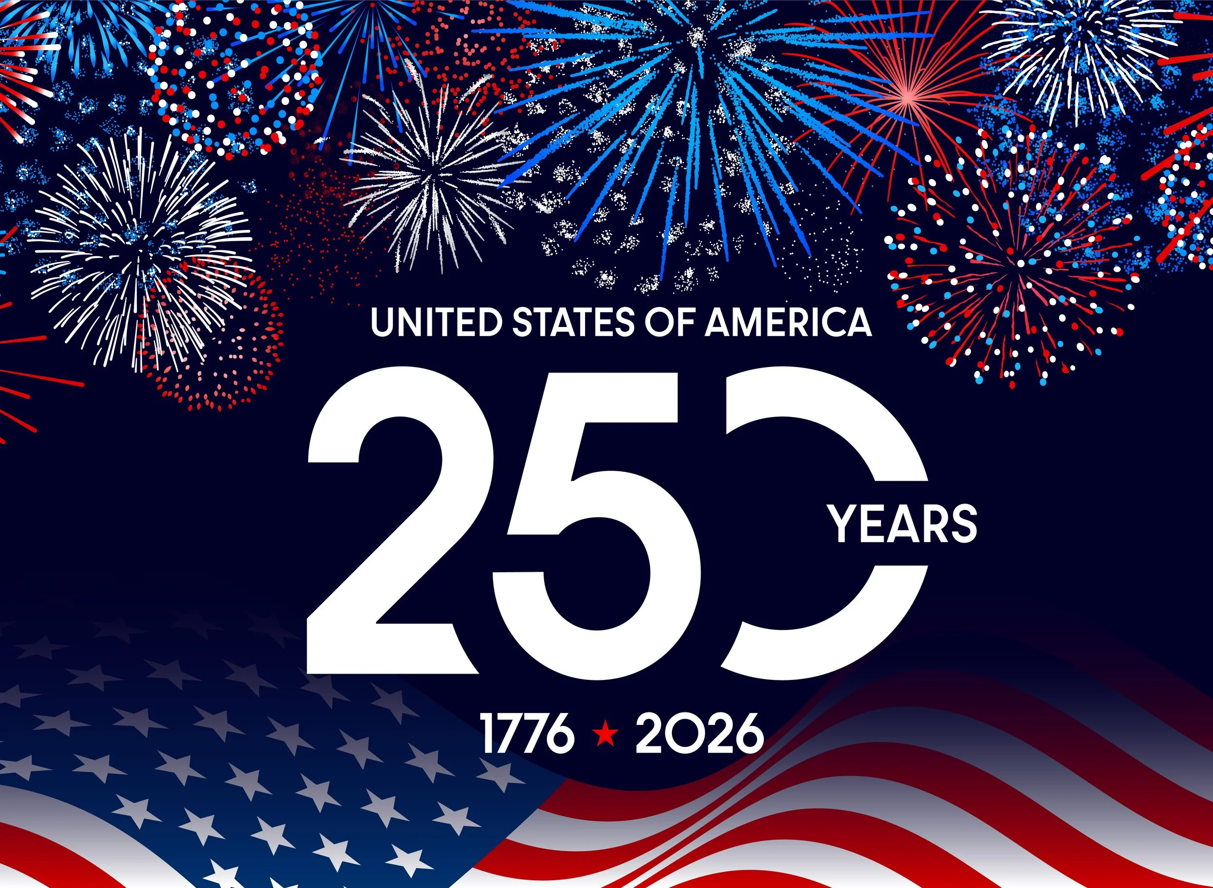Celebrating America's 250 years of Independence
