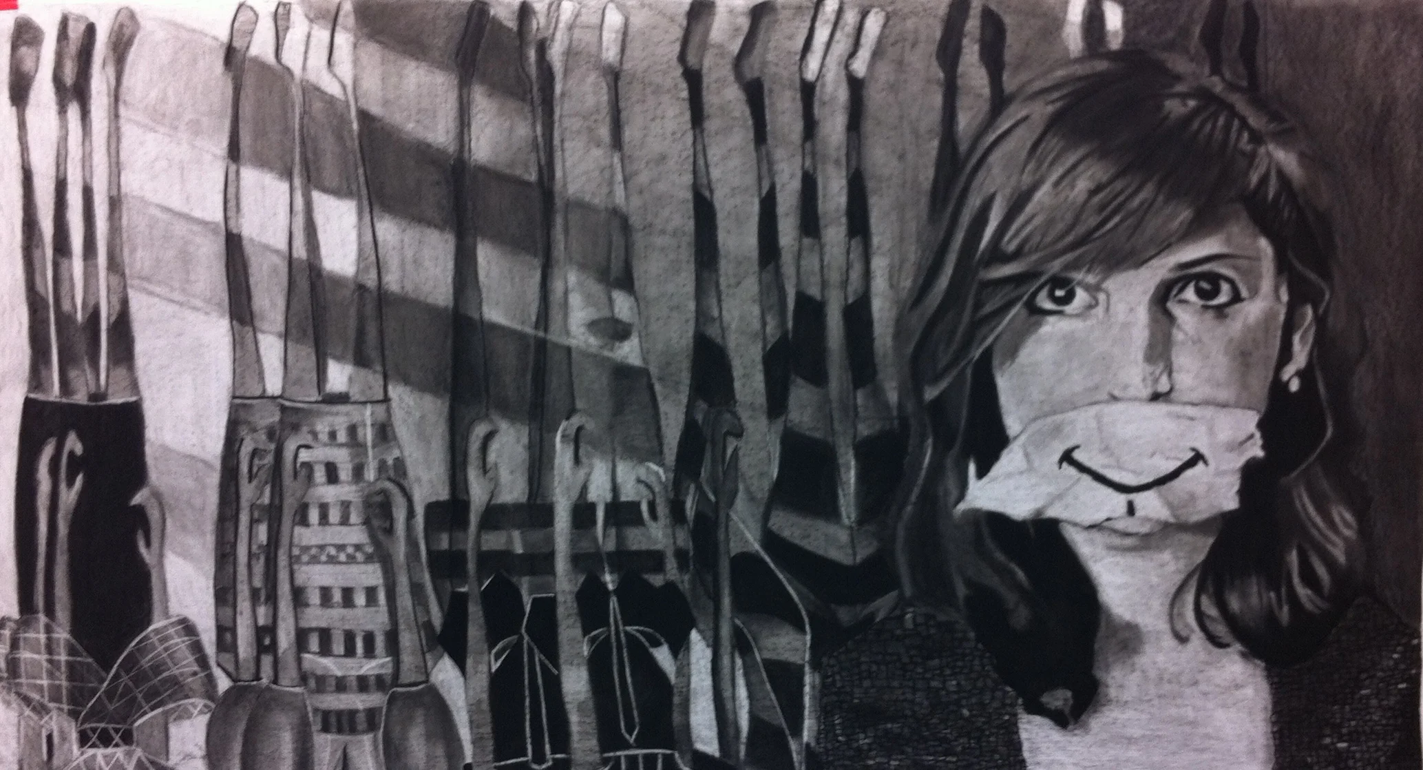 Charcoal on paper (2011)