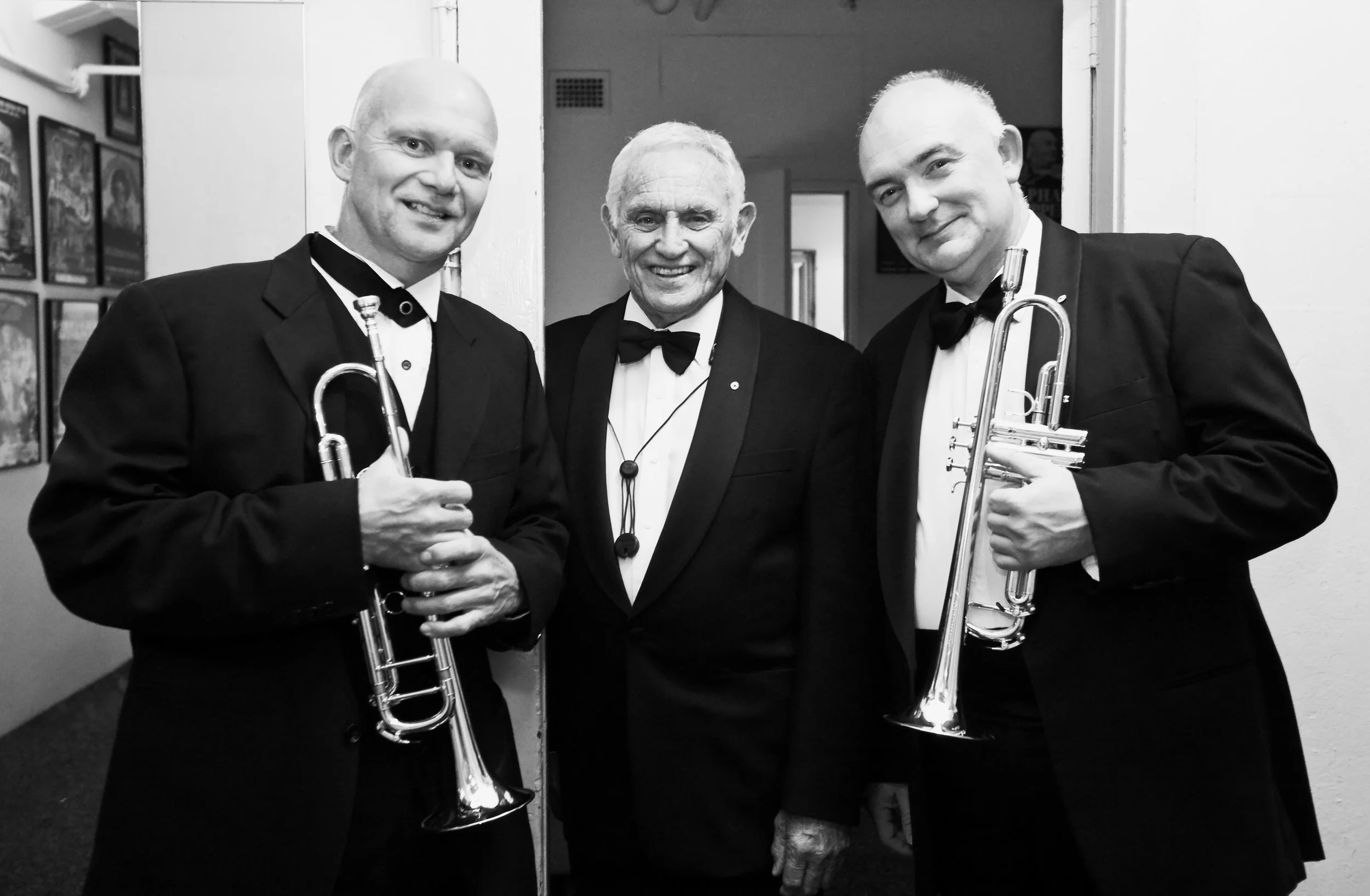 Ralph with Don Burrows and James Morrison
