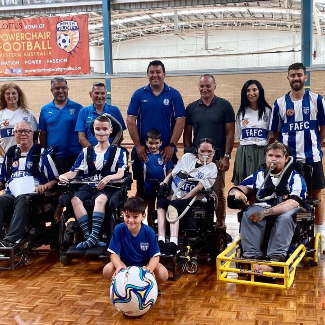 Loftus Recreation Centre proudly supports WA Powerchair Football Association