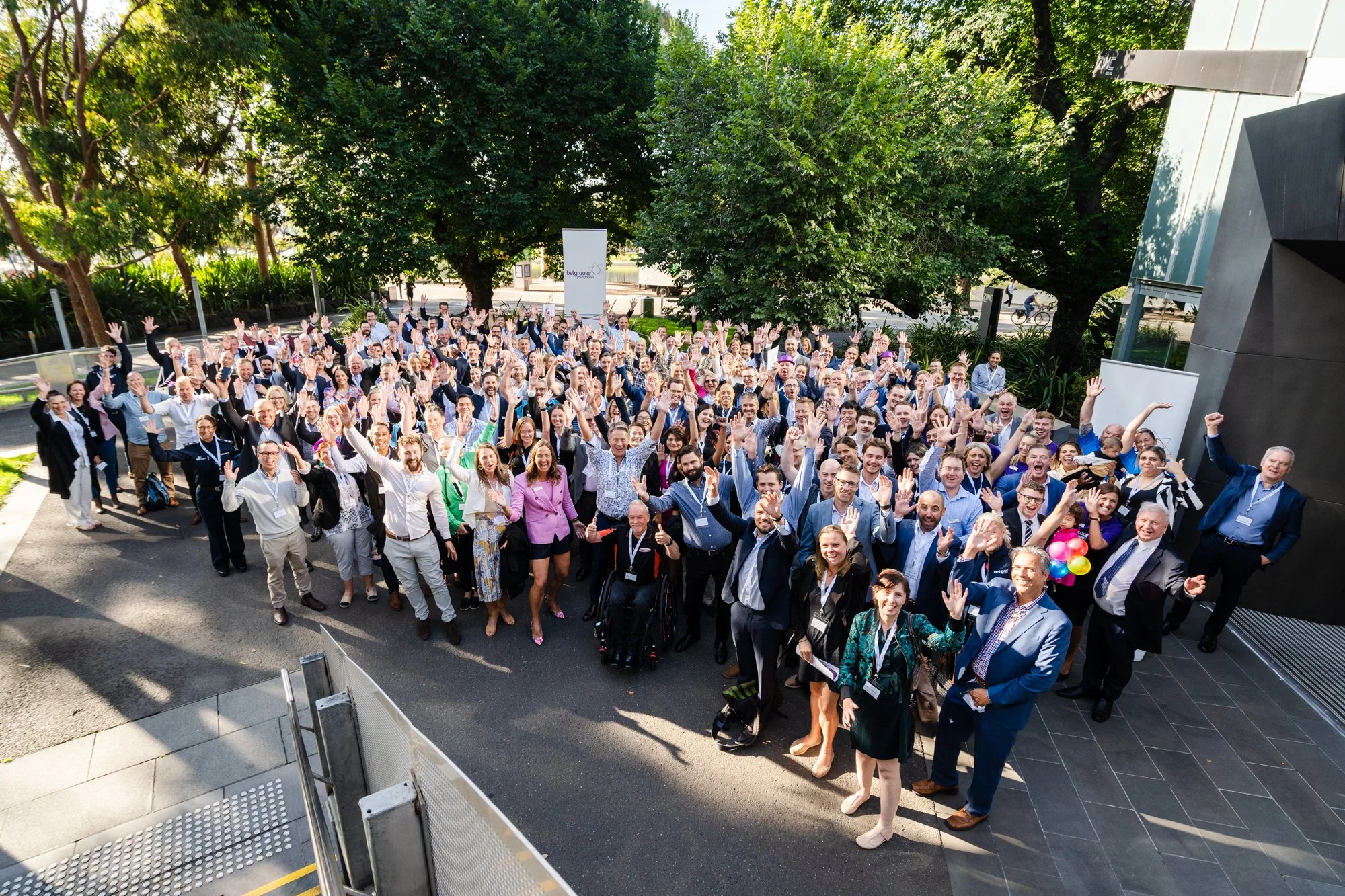 Attendees and supporters celebrate at the Belgravia Foundation 2023 Inspiration Breakfast.