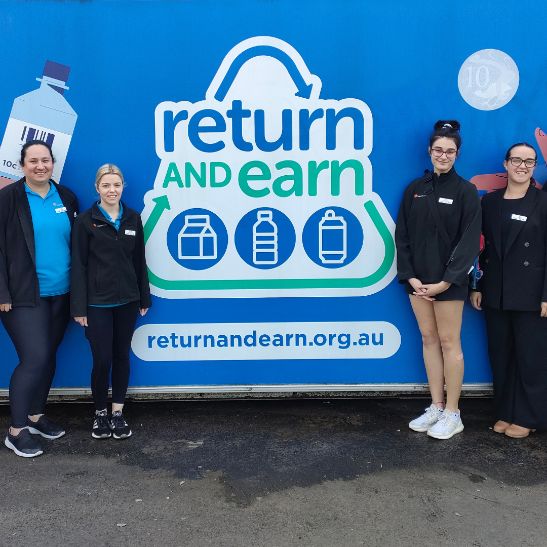 Belgravia Foundation celebrates the 10 millionth container collected at Whitlam Leisure Centre