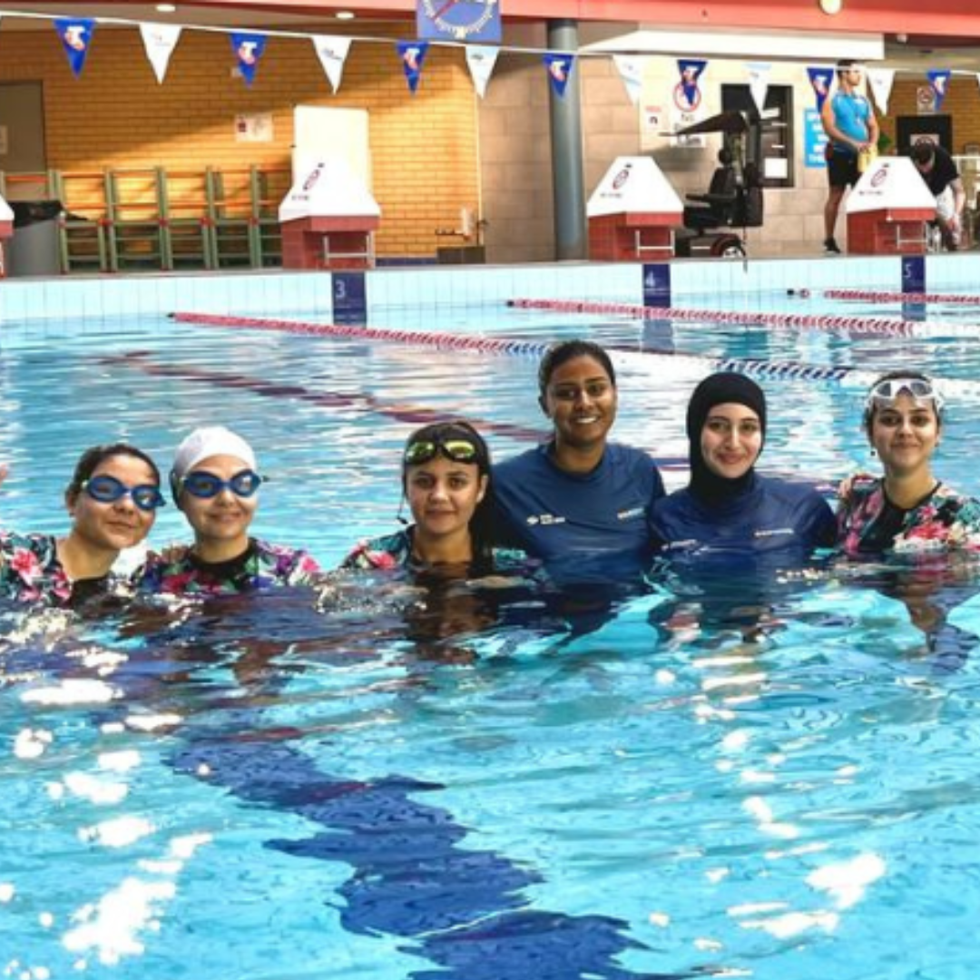 Empowering Afghan Refugee Women through free swimming lessons