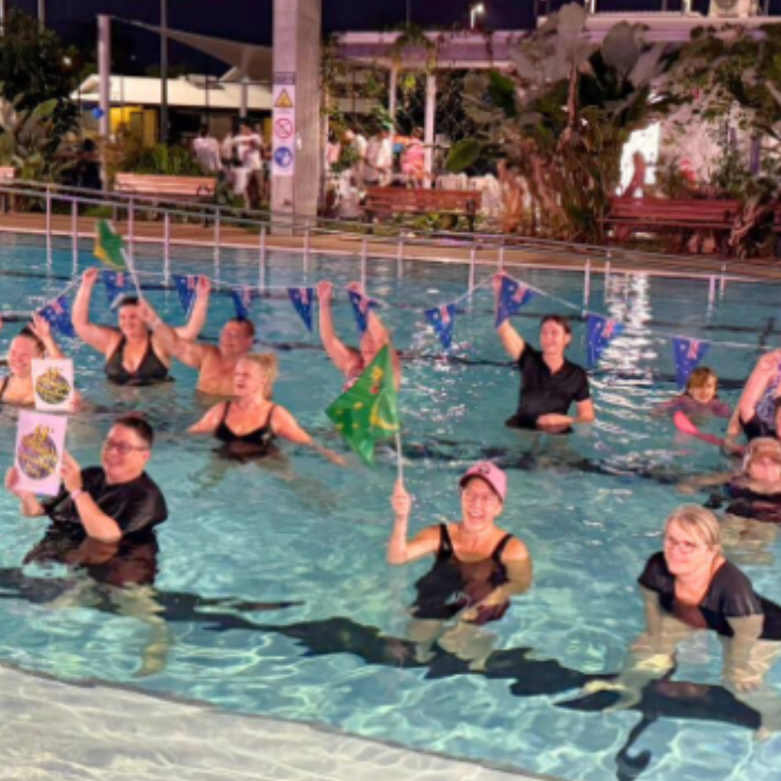 Locals Diving into Cardio and Choreography at SWELL’s Aquathon&nbsp;&nbsp;