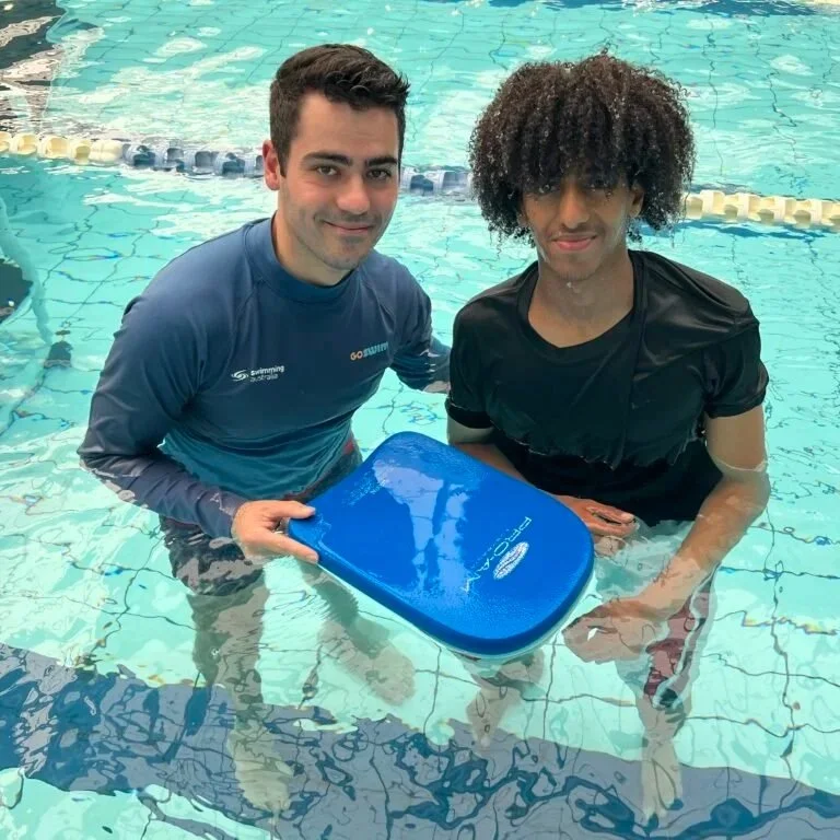 From learner to lifeguard: Junaid’s journey through the All In! Swim Program at MOVE 