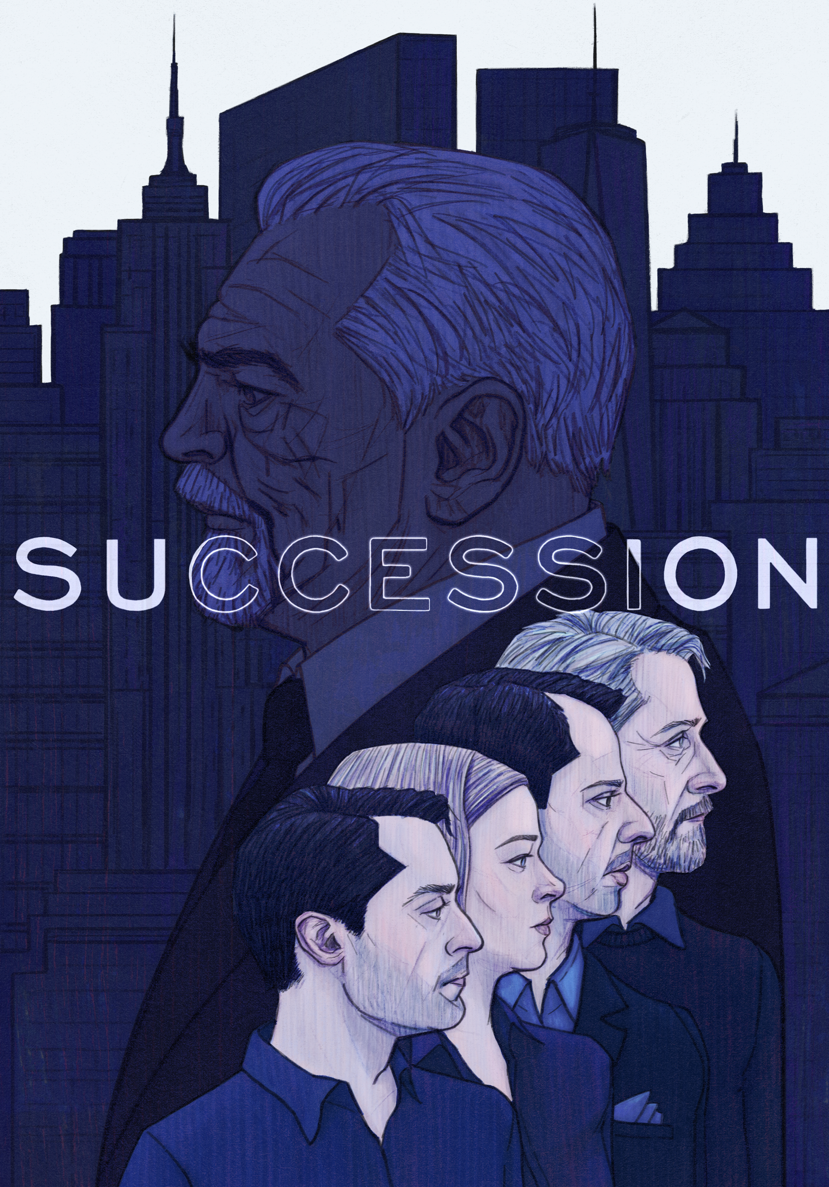  fan poster for  Succession  