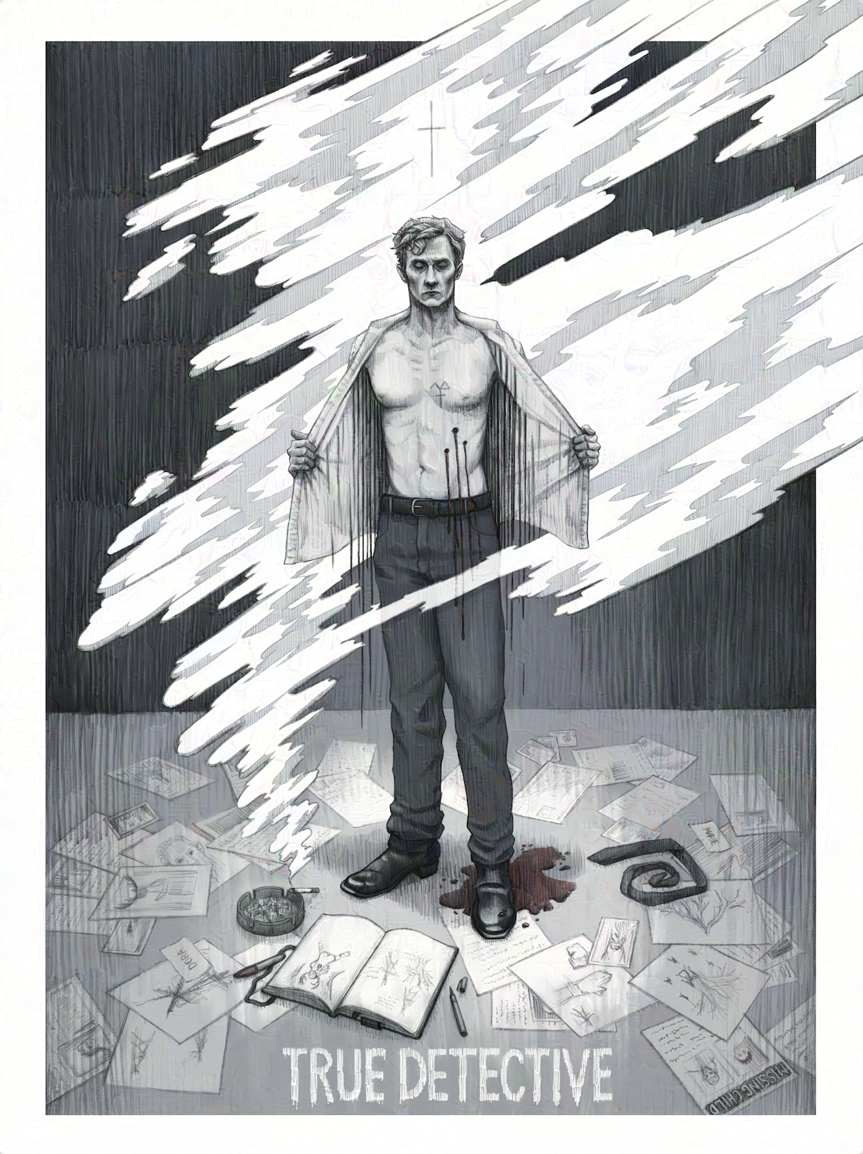 True Detective illo