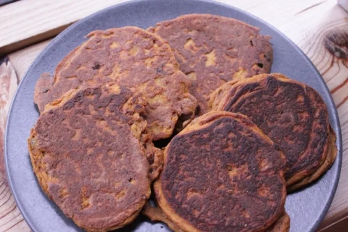 I like my flapjacks “well done” with a slight crisp!