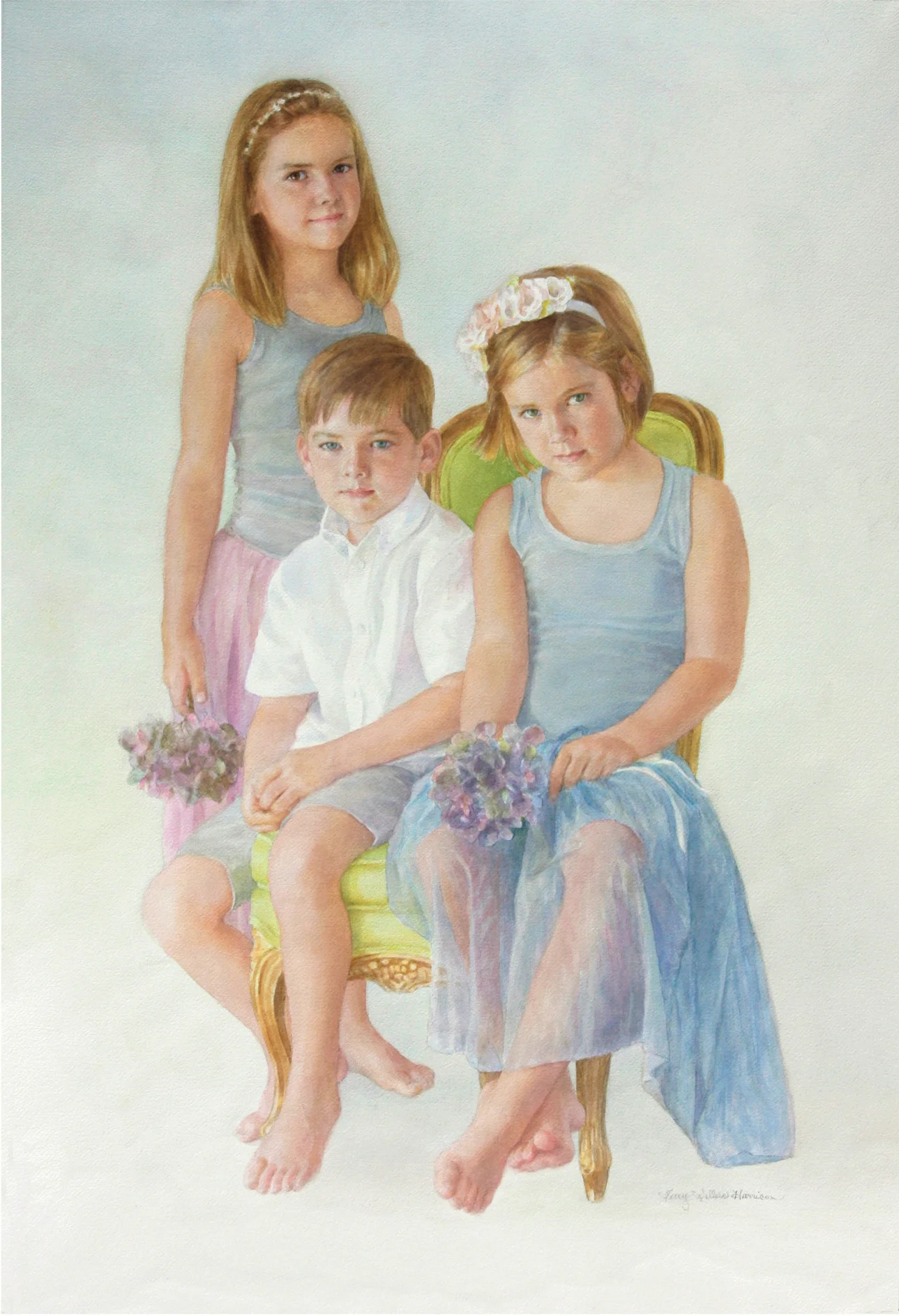  Watercolor Group Portrait 