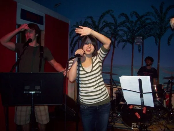 Having a blast on my first worship team!