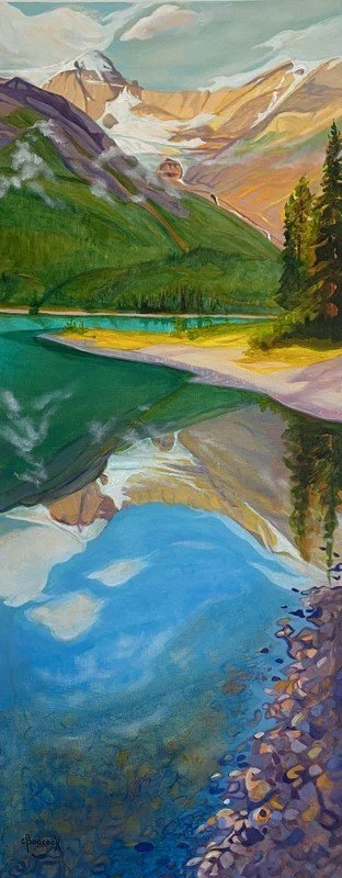 'The Poetry of Space' - 16" x 40" - $1300 framed