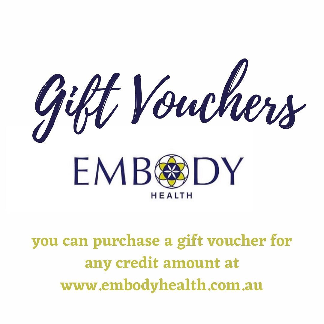 Head over to www.embodyhealth.com.au

#giftvouchermassageperth #giftvoucherperth #massagegiftperth #giftideasperth