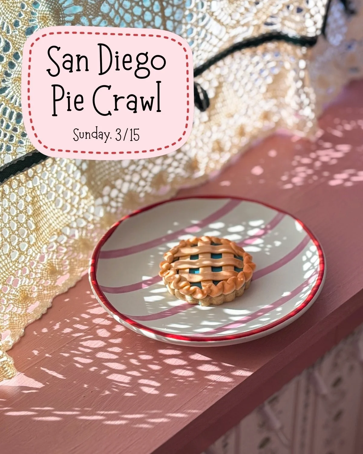 🥧 This weekend, we are baking mini pie cookies for you!
🍏 Featuring my mouth-watering Apple Pie cookie recipe 

📍 This Sunday, begin your &ldquo;Pie Crawl&rdquo; at @michimichibakery, where you will receive a map of featured bakers, and you can se