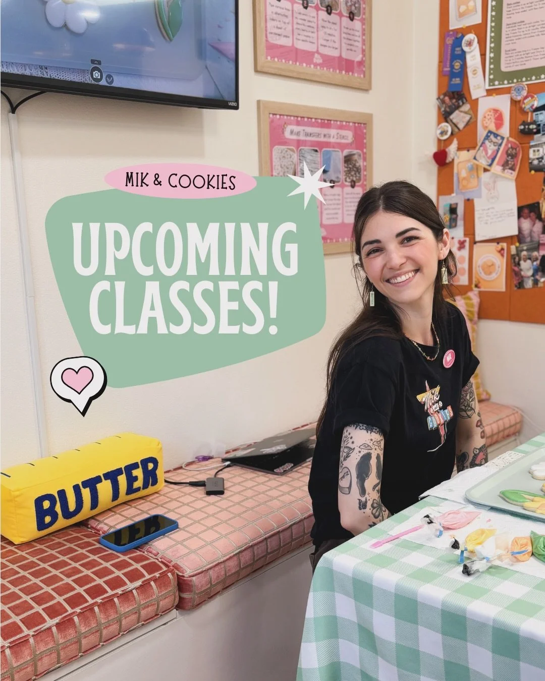Catch a class before Summer Break! 

This is your last chance to join us at the cookie cottage before summer takes over &mdash; in case you missed it, we will have VERY limited classes between June-August. 

🗓️ What&rsquo;s currently posted on my we