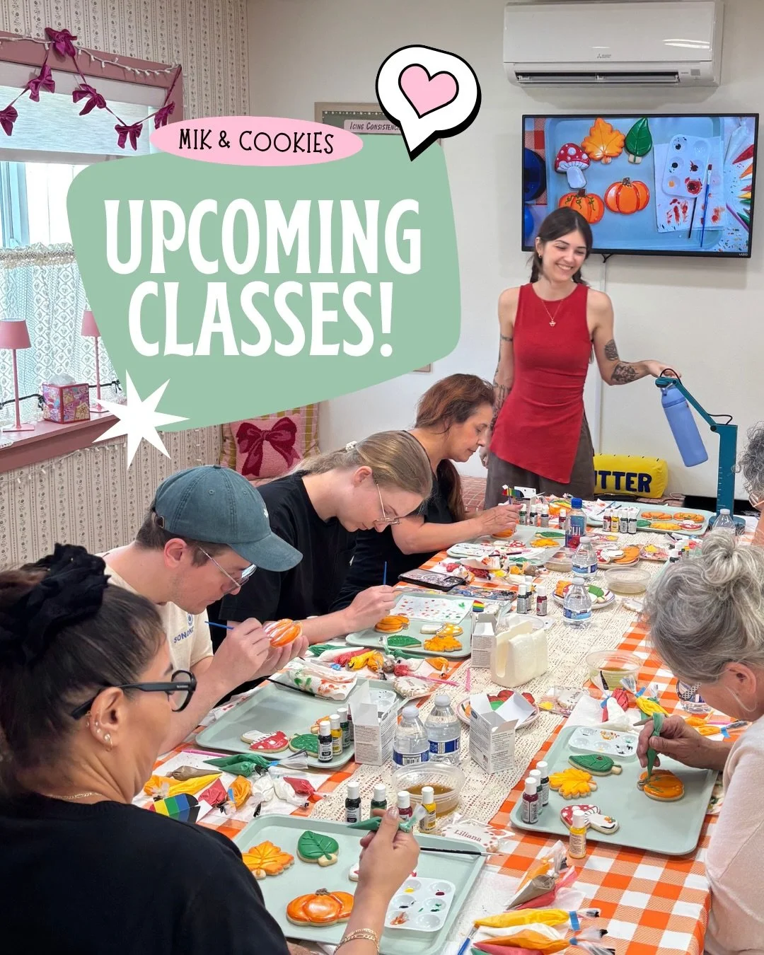 Coming up soon! Sign up before it&rsquo;s too late 👻

Whether you&rsquo;re a beginner decorator or have some experience, we have a class for you!🫶

Swipe through to see what&rsquo;s coming up soon and what we&rsquo;ve been up to lately. We&rsquo;ve