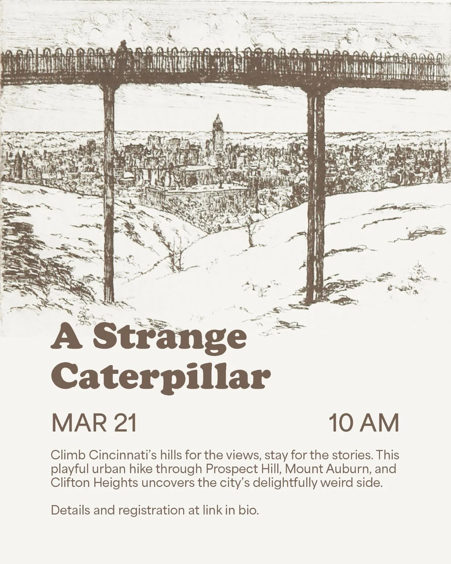 Join us for our next hike. 
This Saturday at 10AM.🐛