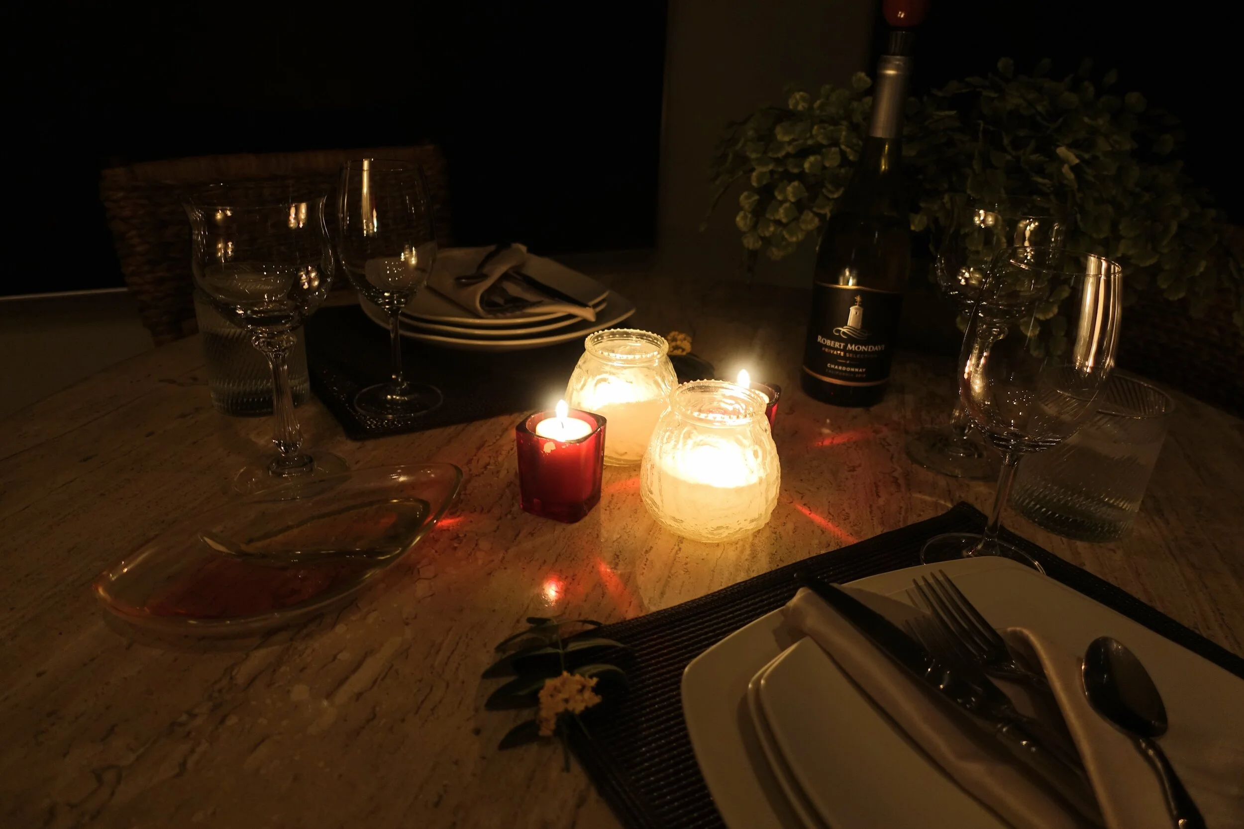 Romantic, Four-Course Vegan Meal for Two 