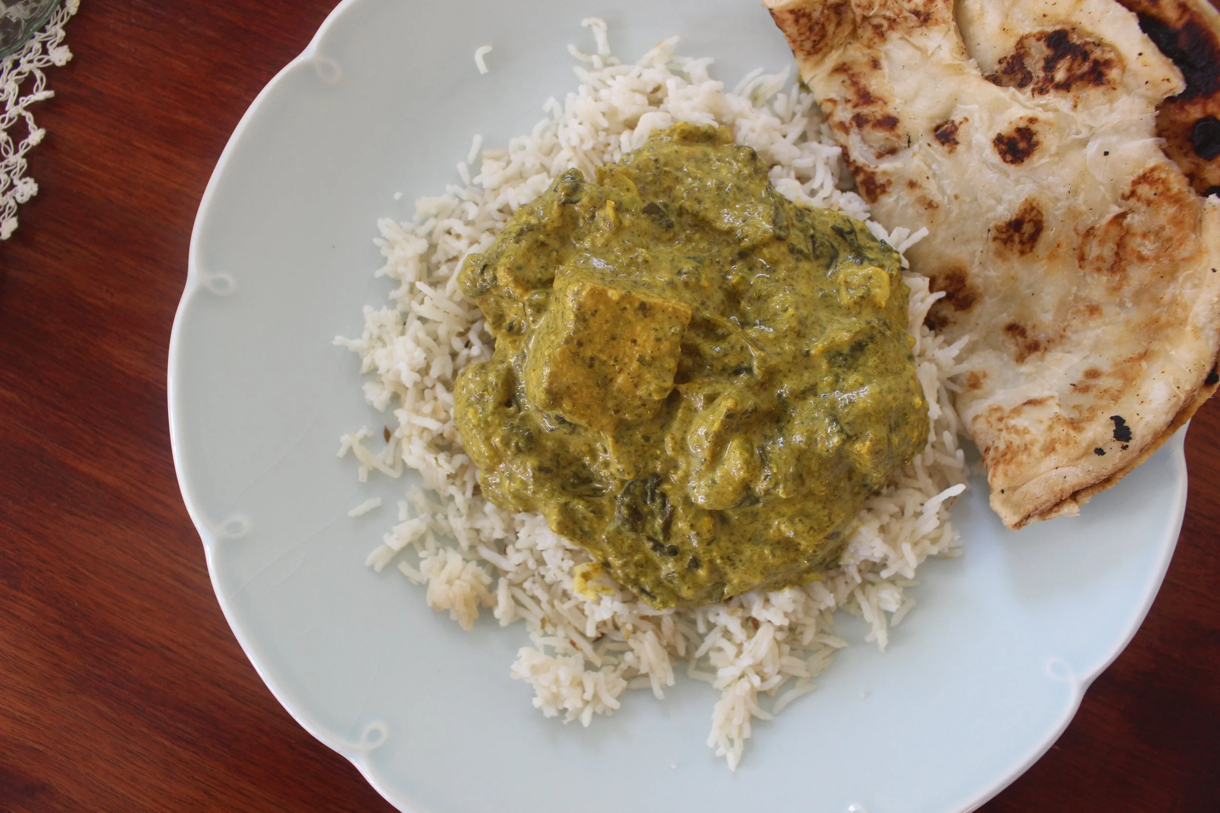 30 Minute Recipes: Vegan Palak Paneer 