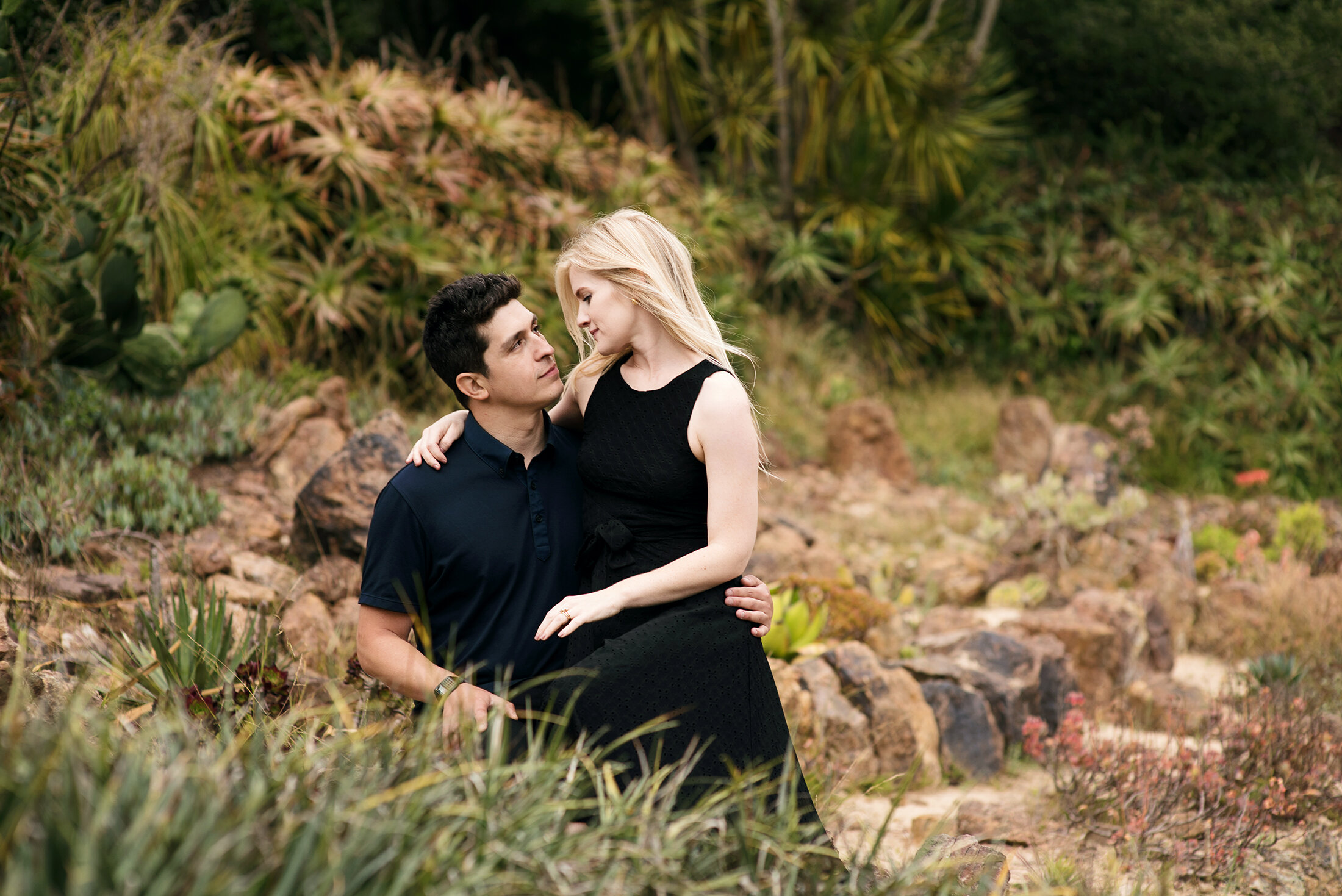  SF Conservatory of Flowers engagement 