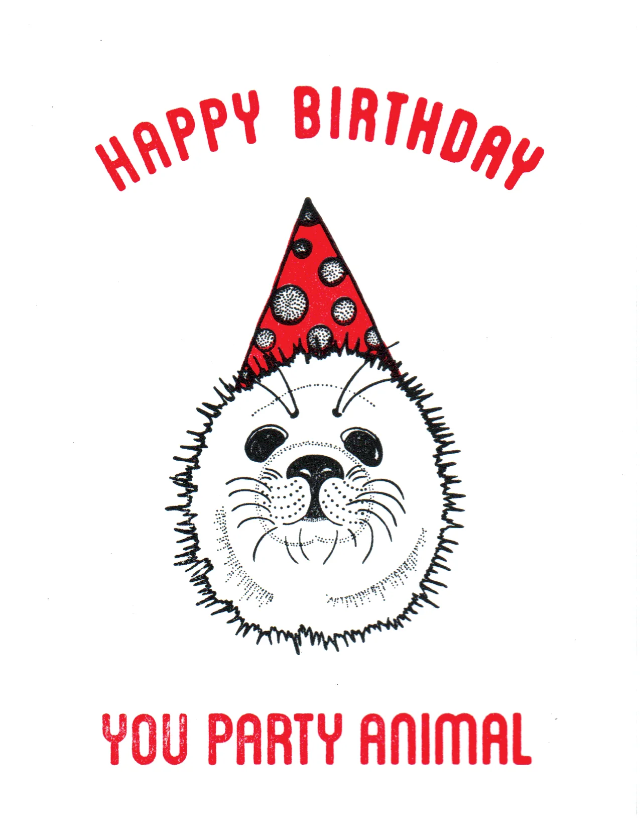 Party Animal - Seal Print