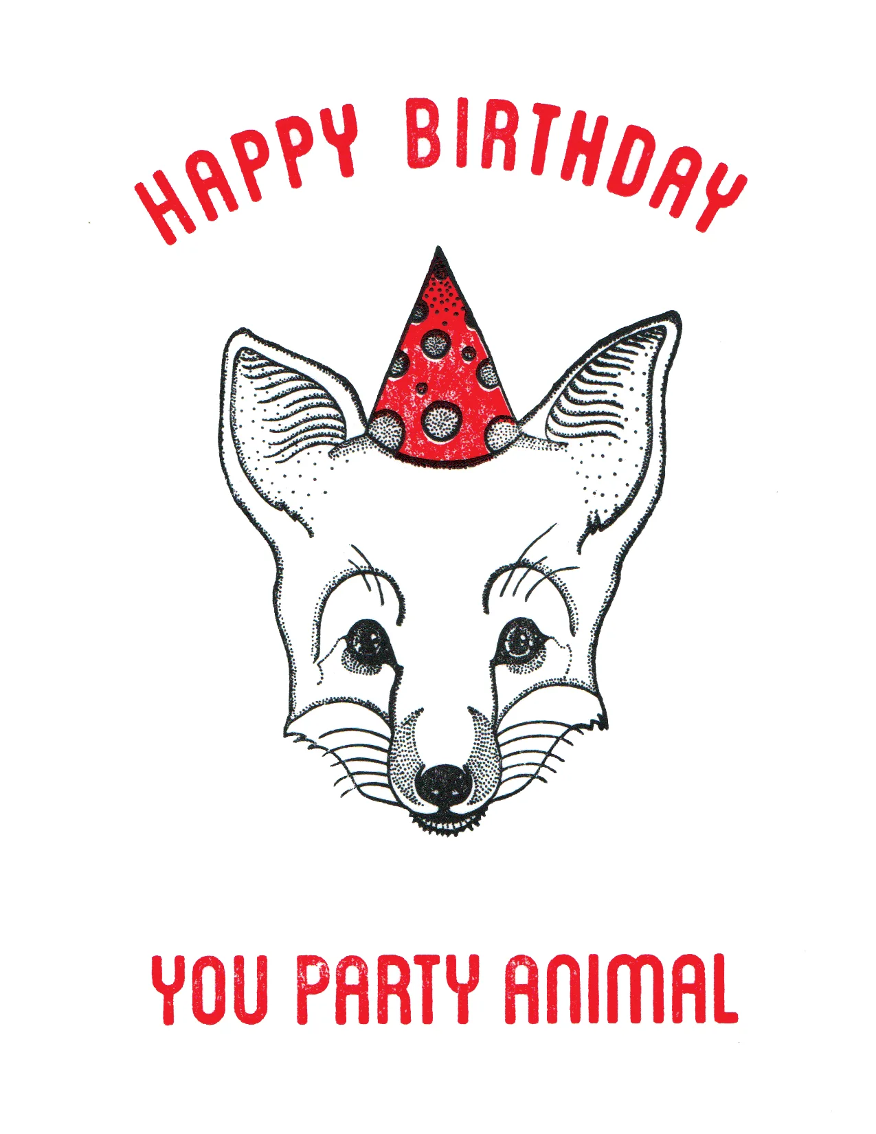 Party Animal - Fox Print