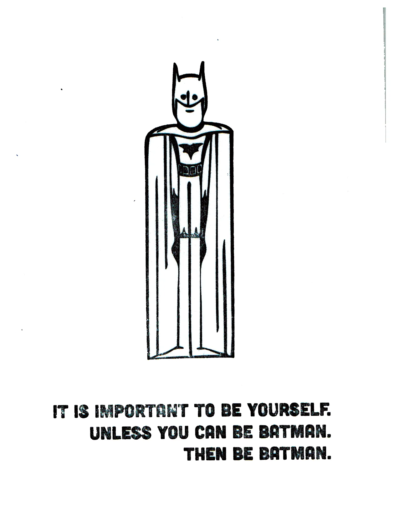 Be Yourself Print