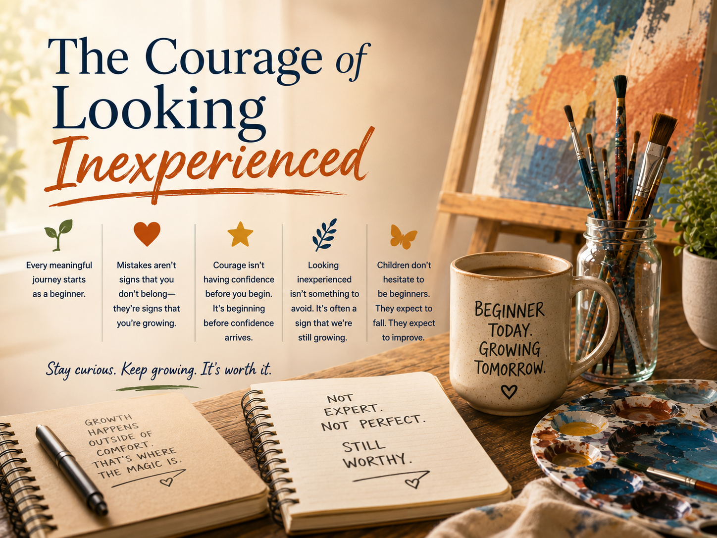 The Courage of Looking Inexperienced