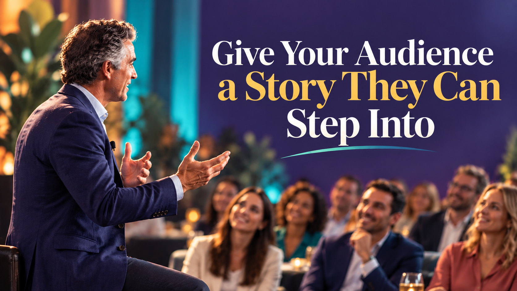 A Speaking Tip: Give Your Audience a Story They Can Step Into