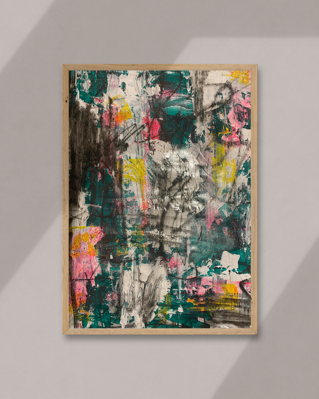 Acrylic and Charcoal “Brighter Days” 2025