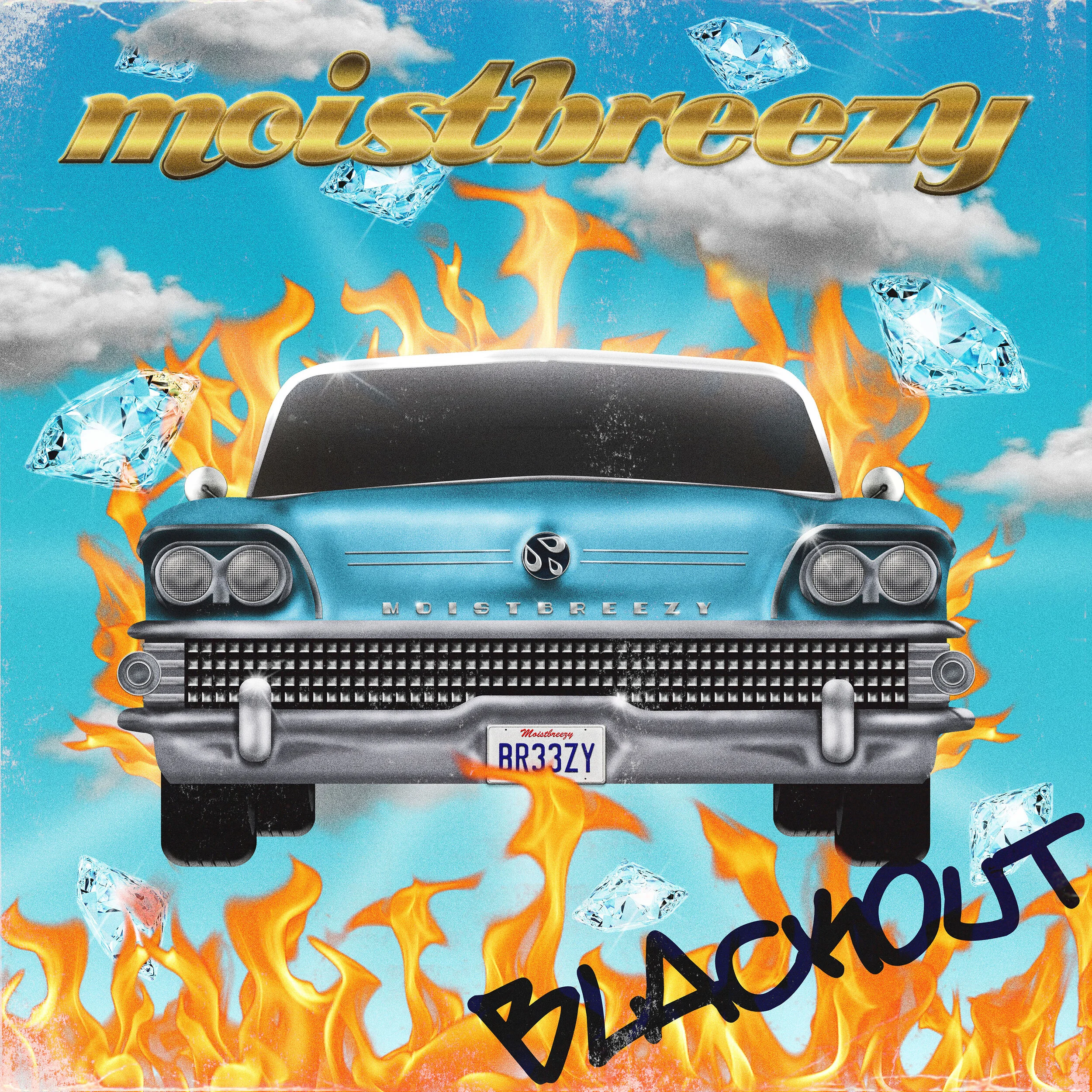 moistbreezy - "Blackout" Single Art